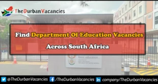 Department Of Education Vacancies