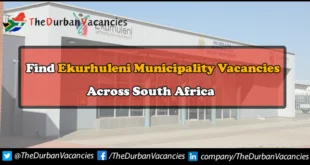 Ekurhuleni Municipality Vacancies