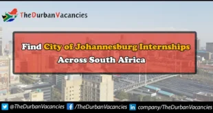 City of Johannesburg Internships